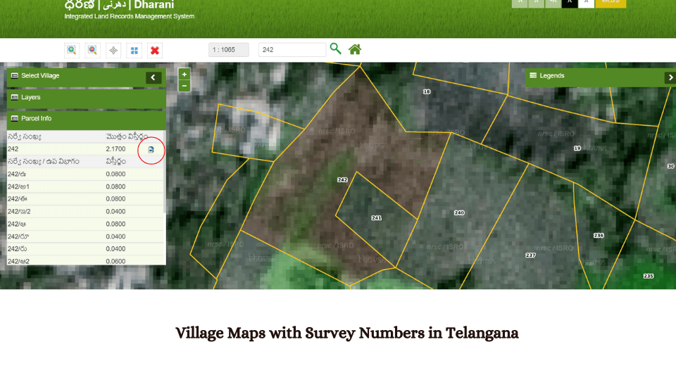 Revenue Maps Online Telangana ▷ Village Map With Survey Numbers In Telangana [తెలుగు] New