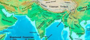 satavahana dynasty in telugu map