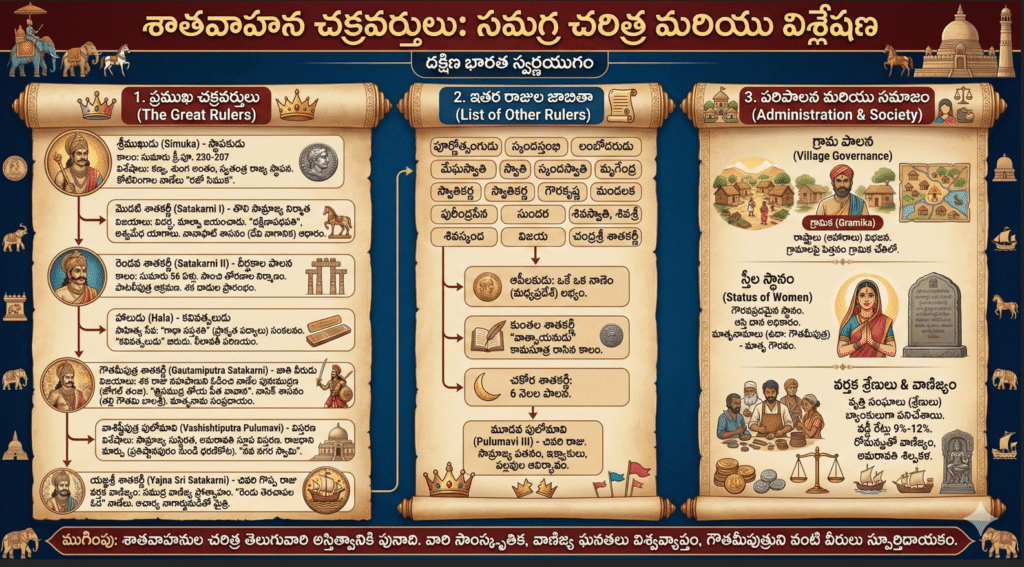 complete-overview-of-satavahana-dynasty-in-telugu