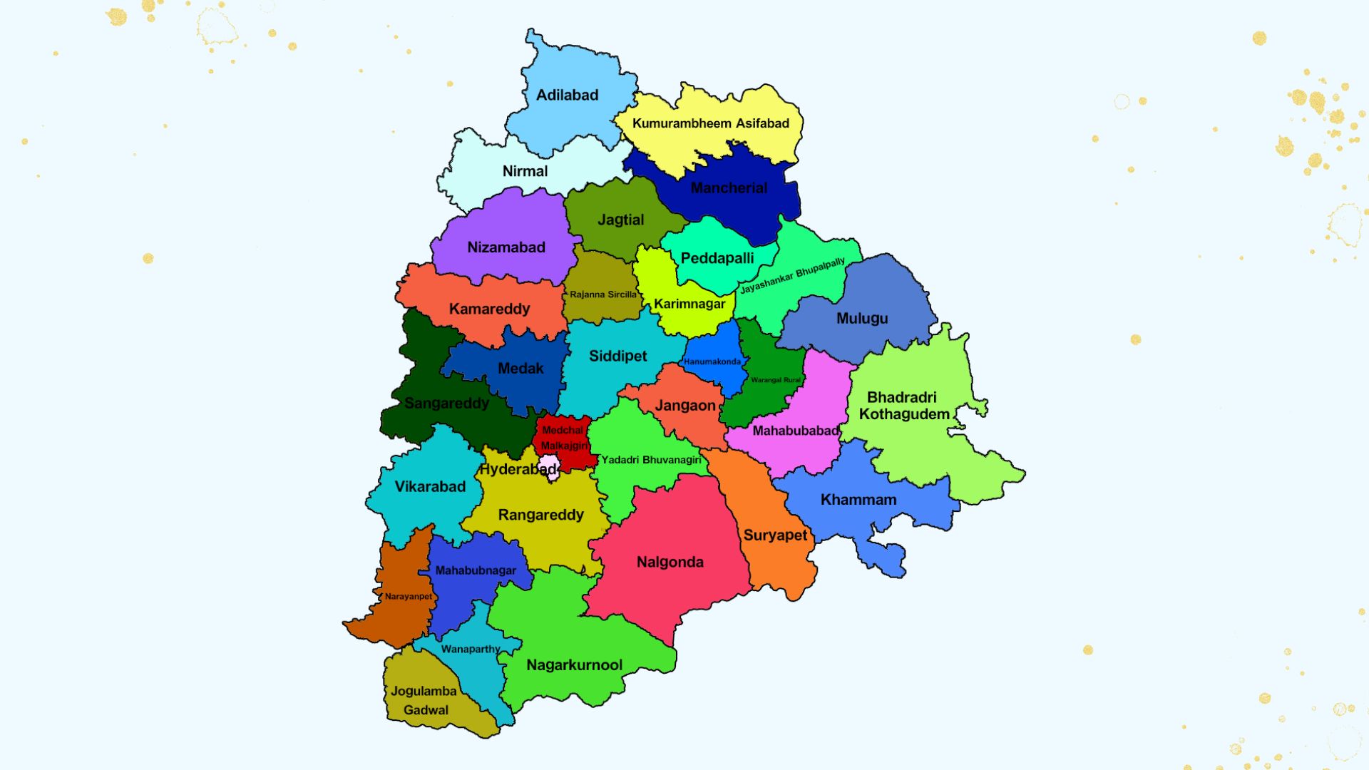 Telangana Districts