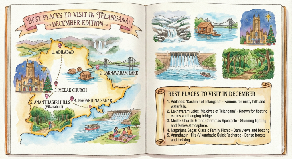 best places to visit in telangana december edition