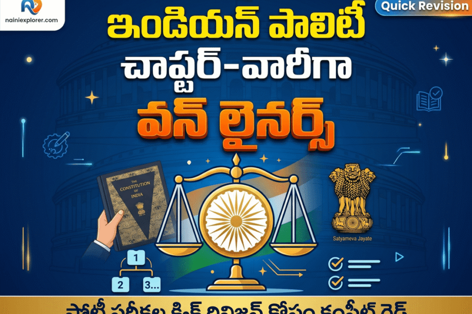 indian polity one liners